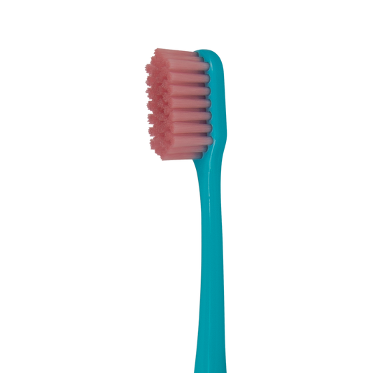 Close-up View of Toothbrush Head