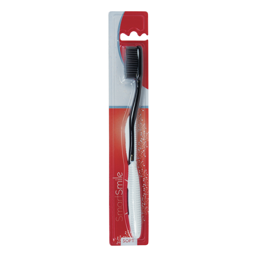 White Adult Brush in Blister Packaging
