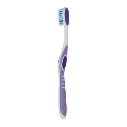 Purple Toothbrush Tongue Cleaner