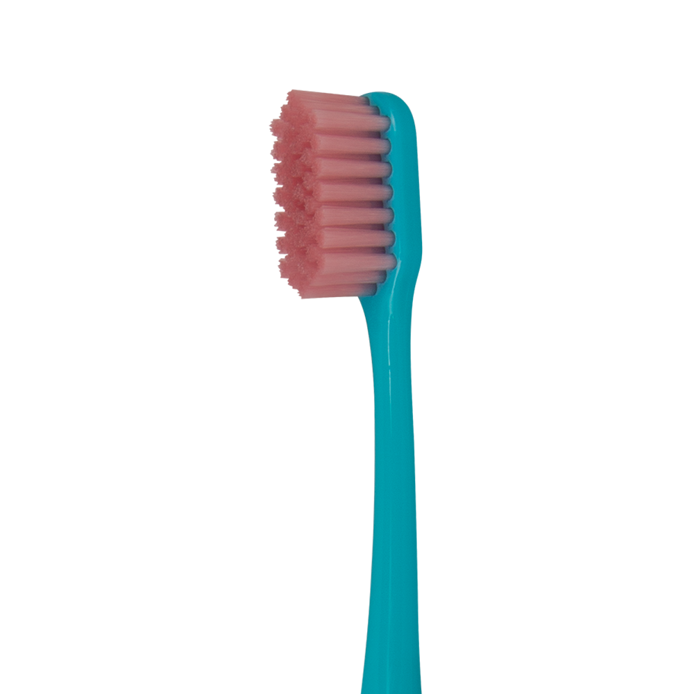 Close-up View of Toothbrush Head