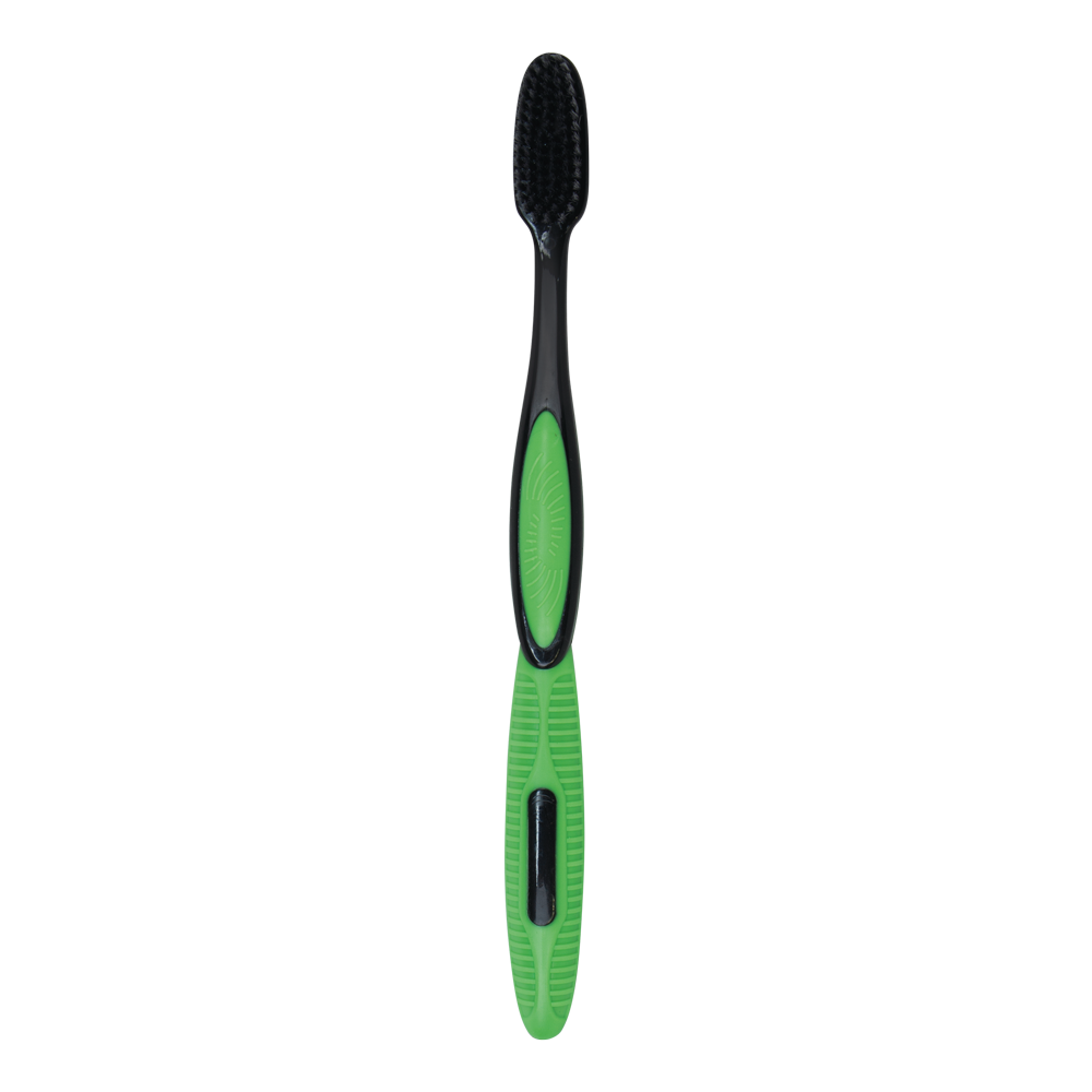 Head-on View of Green SmartSmile Toothbrush