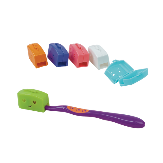 Cartoon toothbrush covers, assorted styles, pack of 120