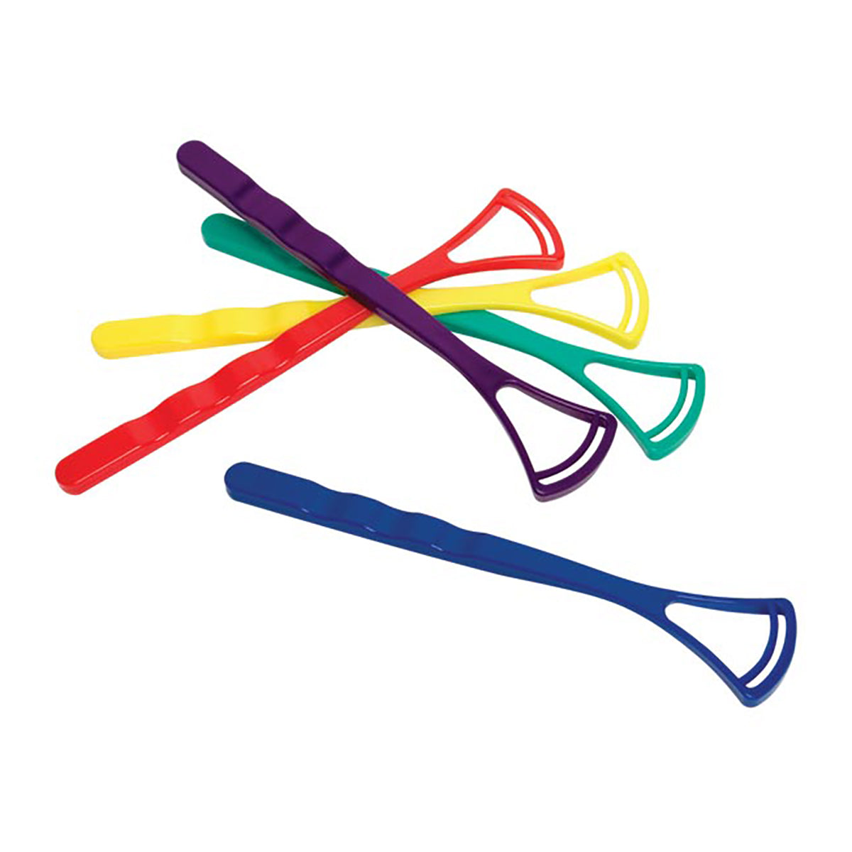 Tongue scrapers, assorted colors, pack of 48